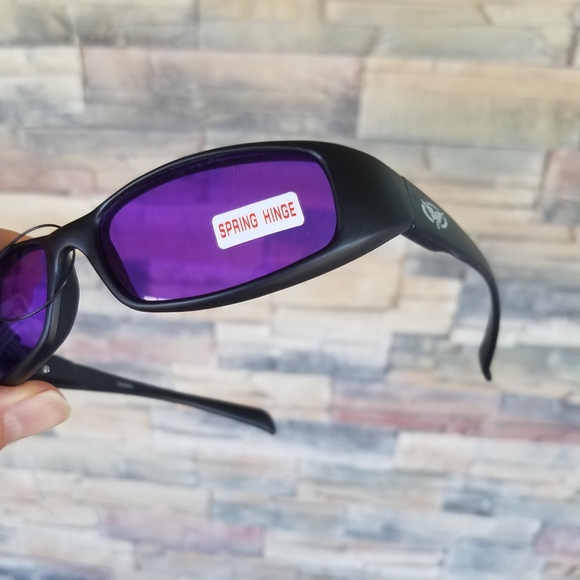 Global Vision Accessories - Purple Lens Glasses Spring Assisted Patriot Power